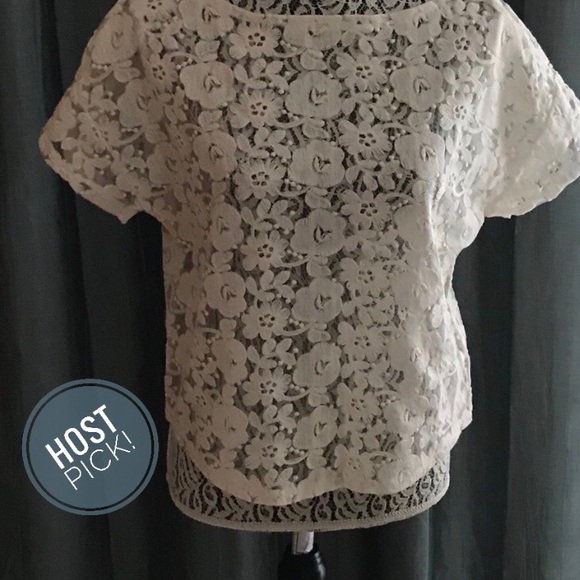 Joe Fresh Lace Shirt - Picture 1 of 5